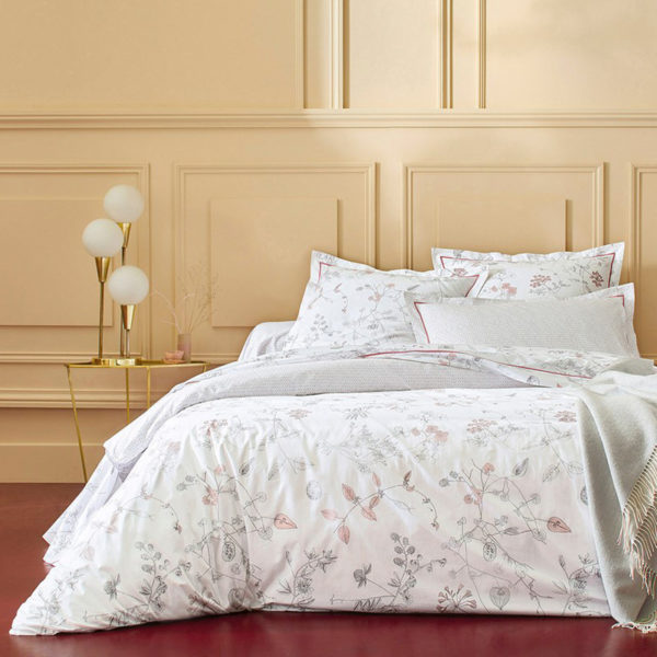 Housse de couette romantique fleurie rose - LIAKI à Dunkerque